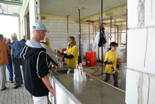Kein passender Ort für rauschende Bankergesellschaften Baustelle