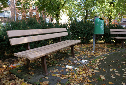 Völlig ausgetrocknet präsentiert sich der Bankenmarkt in der Innenstadt Ödnis