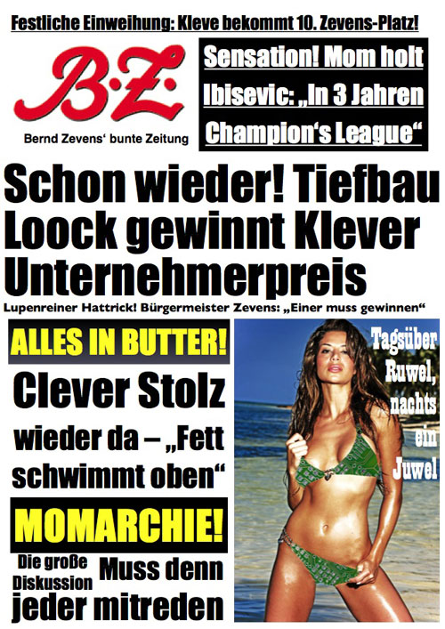 Schlagzeilen, soweit die Bagger reichen/Fotos (c): Kevin Jarratt, Ontaria Ltd@fotolia.com Titelseite