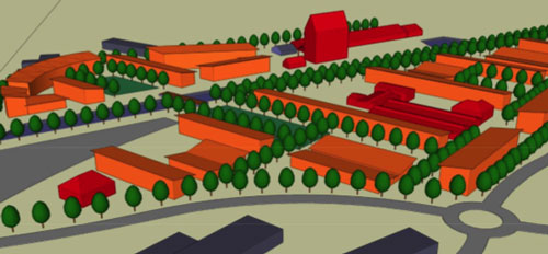 Neues Stadtviertel, gleich neben Hymerborn Grafik