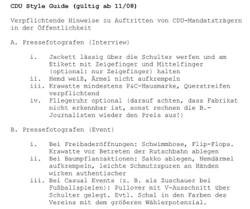 Ein Dokument des Kontrollwahns? Dokument