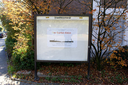 Garten Eden Schaukasten