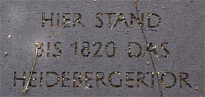 Und weg... Heidebergertor