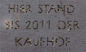 Würde es auch Mr. Minit treffen? Kaufhof