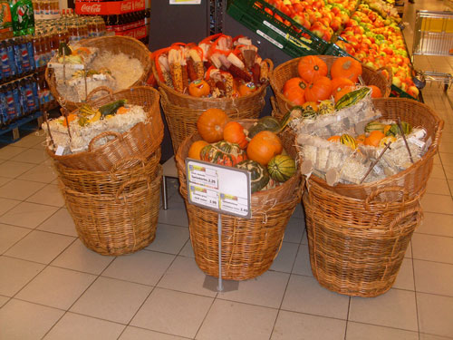 Not yet smashed pumpkins Verkaufsarrangement