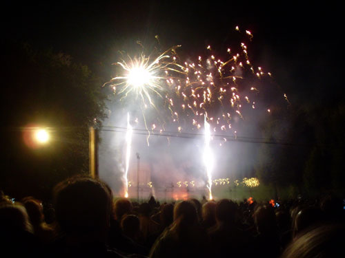 Freude, schöner Götterfunken Feuerwerk