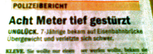 Richtiges Wort gesucht Unterzeile