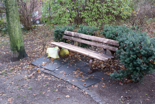 Typisch für Banken: Ohne Moos nix los Bank