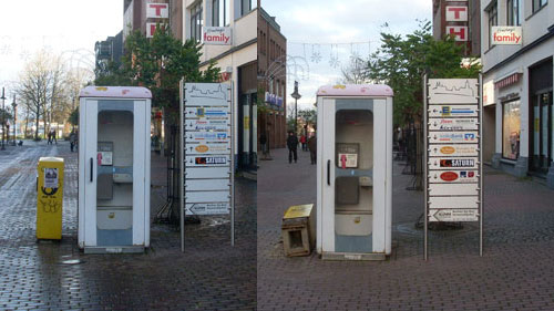 Ein kleiner Unterschied Werbetafeln neu